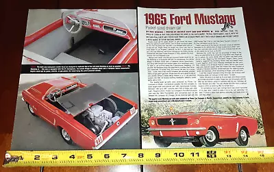 1965 Ford Mustang Jr. Gas Pedal Car  Original 2006 Article • $11.95