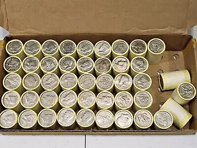 Kennedy Half Dollar Roll 20 Coins Fed Reserve Sealed Unsearched Dozens Sold • $16.95