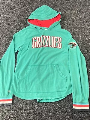 Mitchell & Ness Vancouver Grizzlies Hooded Shirt Youth X Large 18-20 Basketball • $23.60