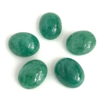 Colombian Genuine Green Emerald Cabochons Total Weight 26.65 Ct • £7500