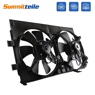 Radiator Cooling Fan Assembly For 2008-2016 Mitsubishi Lancer 2.0L 2.4L 1355A095 • $65.88