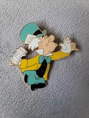 Disney Auctions Pin LE 250 Mad Hatter Of Alice In Wonderland 2.5  X 2.5  • $24.99