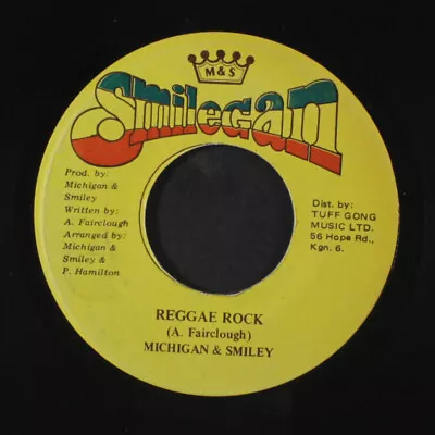 MICHIGAN & SMILEY: Reggae Rock / Version SMILEGAN 7  Single • $8