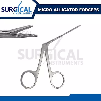 Micro Alligator Forceps Ophthalmic Lab Surgery Instrument - 3.3  German Grade • $8.89