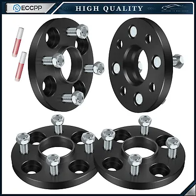 4Pcs 15mm 4x100 Hub Centric Wheel Spacers 12x1.5 For Honda Civic Accord Fit 4Lug • $57.95