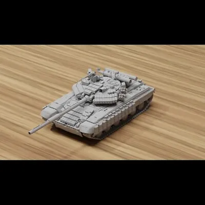 1/72 Modern Ukraine  T64BV Mod.2017 Main Battle Tank  Kit Model(3D Printed) • $40.36