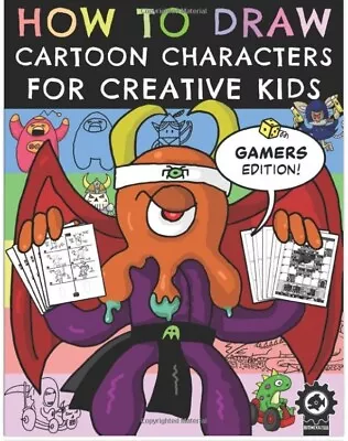 How To Draw Cartoon Characters Training Anti-Stress Creative Gift Kids • £9.99