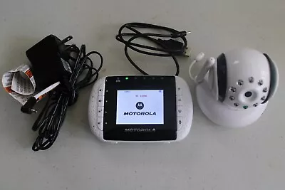 Motorola MBP33BU Wireless Color Baby Monitor  Camera W/AC Adapter 2-way Receiver • $19.99