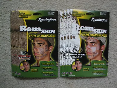 8 Remington Rem Skin Camo Mossy Oak Brush Realtree APS Face 3M Tape Sticker Hunt • $15.99