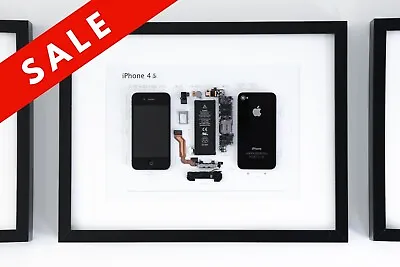 Framed Disassembled IPhone 4s | Wall Art | Unique Gift For  Lovers • £90