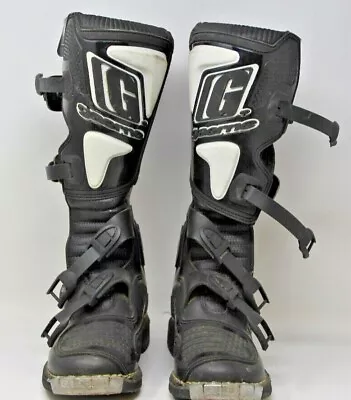 GAERNE X2 MX Motocross Boots Men’s Size 7 Black Italy EU 41  • $95