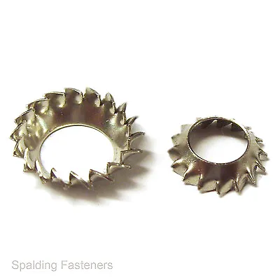 A2 Stainless Steel Countersunk Shake Proof Washers For M6 & M8 Screws & Bolts • £2.31