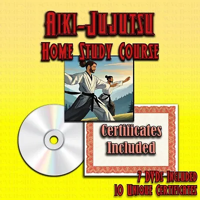 Home Study Course - Aiki Jujutsu Black Belt Course (DVDs + Certificates) • $299.95