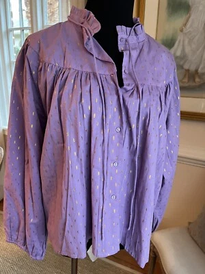 £77.63 • Buy Emerson Fry India Collection Peasant Top Brand NEW $168 Sz L