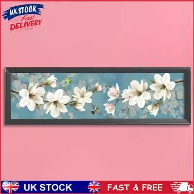 DIY 11CT Stamped Embroidery Blossom Canvas Needlework Set (HH0846 Magnolia) • £13.69