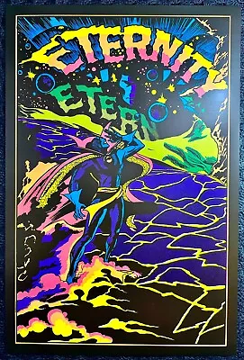 Dr. Strange  Eternity Eternity  Black Light Marvel Comic Poster By Gene Colan • $30