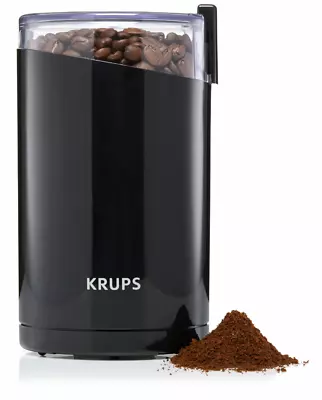 KRUPS Fast Touch Electric Coffee And Spice Grinder With Stainless Steel Blades • $49.82