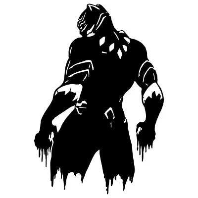 6.6  BLACK PANTHER Vinyl Decal Sticker Car Window Laptop Marvel Wakanda Comics • £3.99