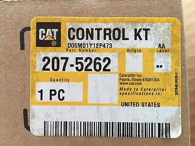 $854.99 • Buy 226-8191 CAT Control Kit INSTALLATION AR - SECURITY Caterpillar 2268191