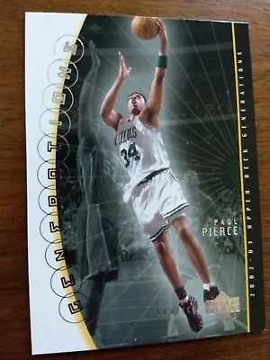 Paul Pierce 2002-03 Ud Generations #2 Celtics • $1.49
