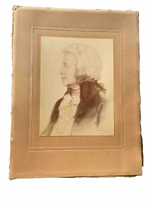 Antique Victorian Photogravure Photo Wolfgang Amadeus Mozart Austrian Composer • $100