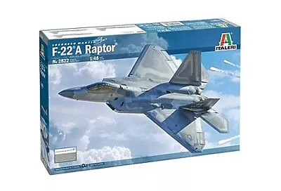 Italeri F-22A RAPTOR - Plastic Model Airplane Kit - 1/48 Scale - #552822 • $42.92