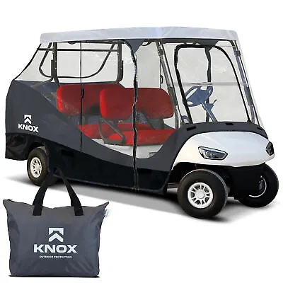 KNOX 4 Person Golf Cart Rain Cover 79  600D Portable Waterproof Cover Storage • $89.99