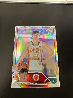 2023 Topps Chrome McDonald’s All American Matas Buzelis Golden Arches • $29.99