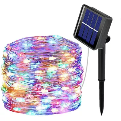 100/300 LED Solar Fairy String Light Copper Wire Outdoor Waterproof Garden Decor • $9.99
