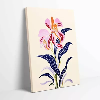 Stunning Orchid Flowers Stretched Canvas Or Unframed Poster More Sizes • £12.99