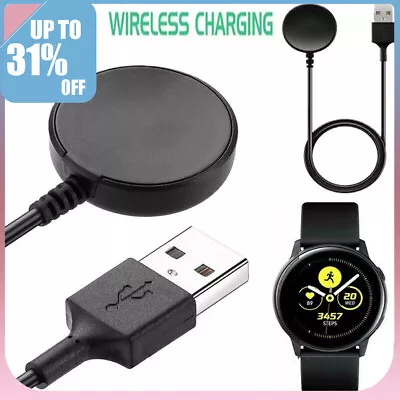USB Fast Charging Magnetic Charger Cable For Samsung Galaxy Watch 6 5 4 Active 2 • £4.81