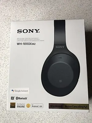 £30.85 • Buy Sony WH-1000XM2B Bluetooth Over The Ear Headphones - Black