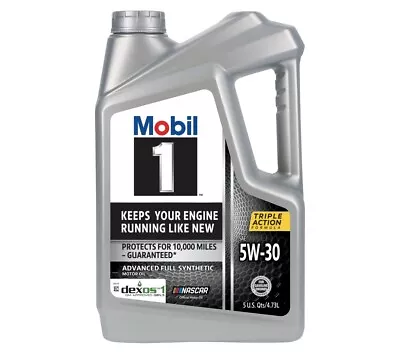 Mobil 1 Advanced Full Synthetic Motor Oil 5W-30 5 Quart - New Free Shipping • $29.99