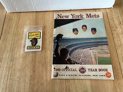 Vintage 1969 New York Mets Official Yearbook + Cleon Jones Book #19 • $19.99