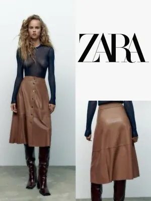 Zara Skirt Leather • £18