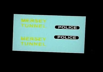 Dinky 255 Mersey Tunnel Police Land Rover Transfers/decals • £2.05