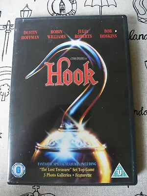 Hook 1991 Film Starring Dustin Hoffman & Robin Williams 2008 Dvd Region 2 Uk Pal • £3