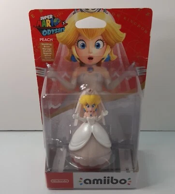 $85.95 • Buy Amiibo Princess Peach Wedding Nintendo Super Mario Odyssey Sealed Tattered Box 
