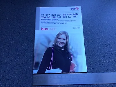 £12.50 • Buy First East Scotland Scottish Bus Group Midlothian Area Timetable June 2005
