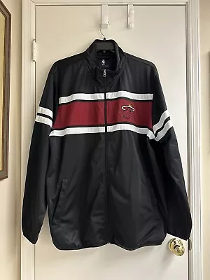 Miami Heat Embroidered Track Jacket Size 3XL • $31