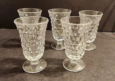 5 Classic Fostoria American Clear Juice Glasses • $24