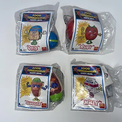 McDonald’s 1992 Food Fundamentals Happy Meal Toys Complete Set Of 4 Sealed • $15.99