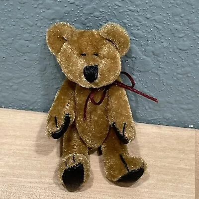 Boyds Bear TF Wuzzies Trevor F Wuzzie 3  Jointed Fuzzy Mini Brown Bear 395160-08 • $14.99