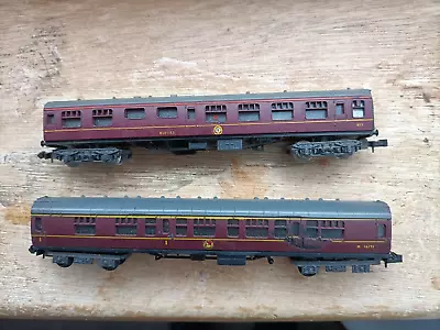 LIMA And TRIX N GAUGE BR MAROON MK1 BUFFET CAR 1823 And COMPOSITE M16171 COACHES • £0.99