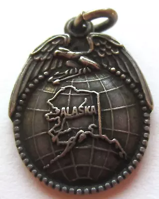 Vintage MARINE CORPS Sterling Silver Charm Alaska Signed • $50