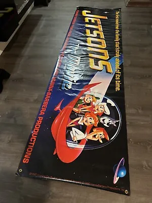 The Jetsons Vintage Oringinal Large Vinyl Movie Poster Banner 10ft X 34.5” 1990 • $129.99