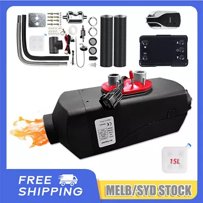 Diesel Air Heater 12V 2KW Tank Remote Control Thermostat Caravan Motorhome RV • $119.99