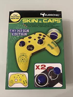 Custom Kit Silicon Skin Controller Football Grip + Caps Xbox One Protection • $26.99