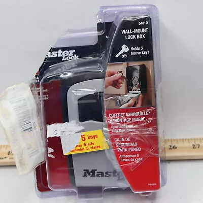 Master Lock Resettable Set-Your-Own Combination Lock Key Storage Box Metal 5401D • $16