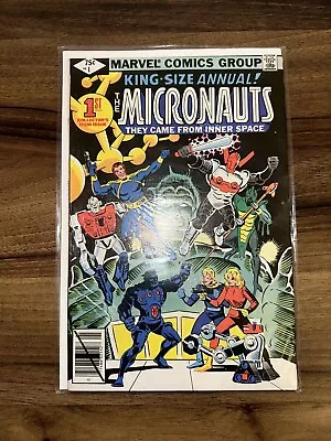 The Micronauts King-Size Annual 1 Marvel Comics No. #1   1979 • £0.99